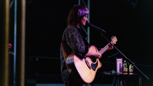 At our Re:Write event in 2023, performing artist Jen Cloher spoke about their newfound insight as a mature working creative.